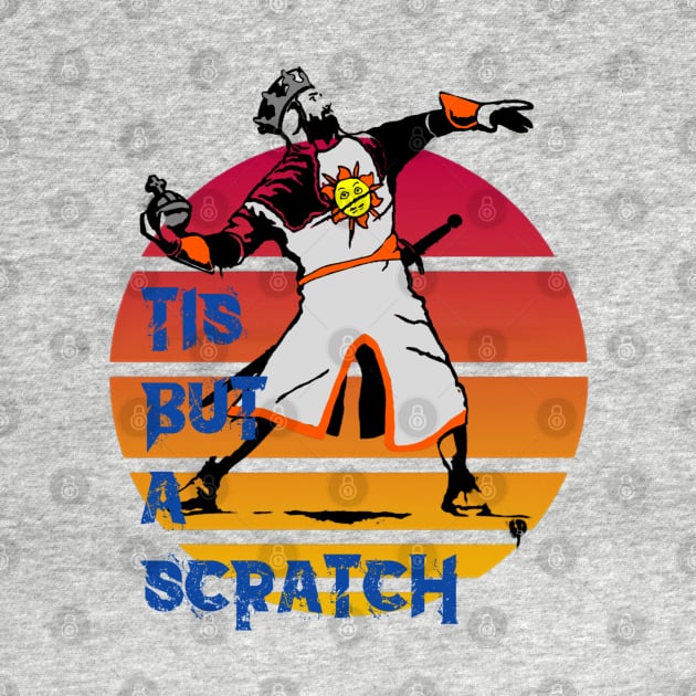 Tis but a scratch T-shirt by Kutu beras 